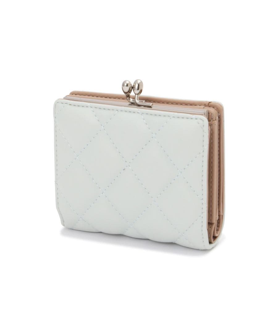 【美品】ジルバイジルスチュアート　RIBBONキルトウォレット　ブラック