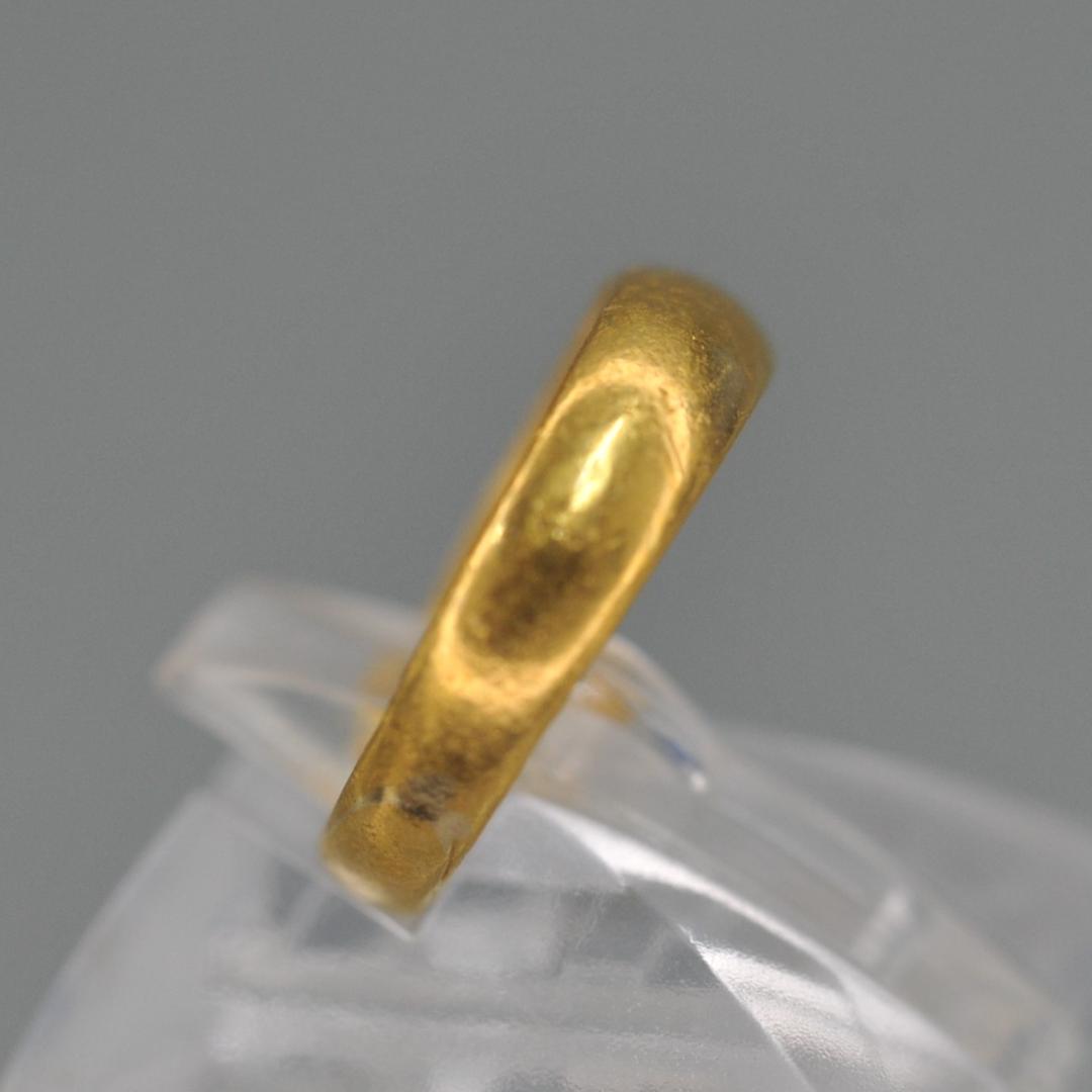 純金リング　甲丸型　４．２ｇ　１５号サイズ