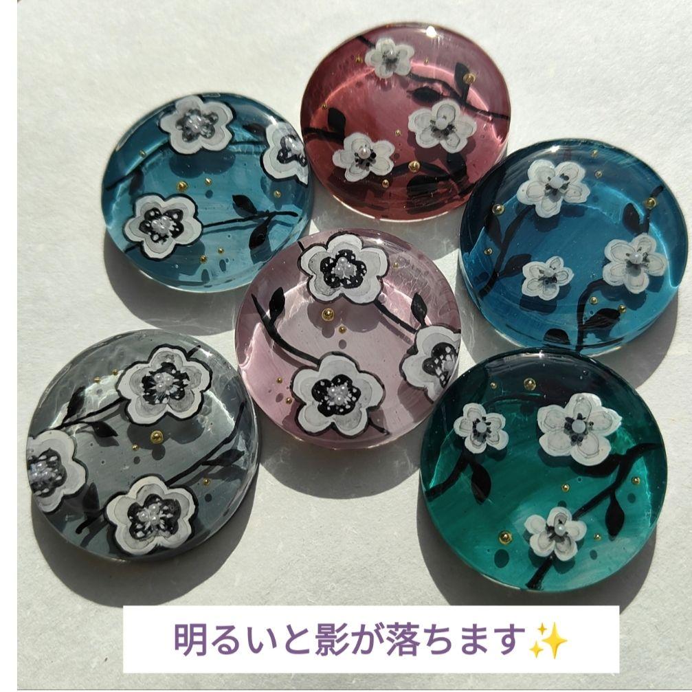 【908】ハンドメイド　レジン　ヘアゴム　ポニーフック