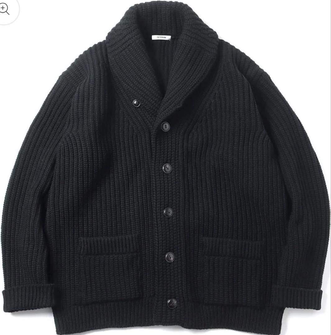 トップス INTERIM SHAWL COLLAR CARDIGAN