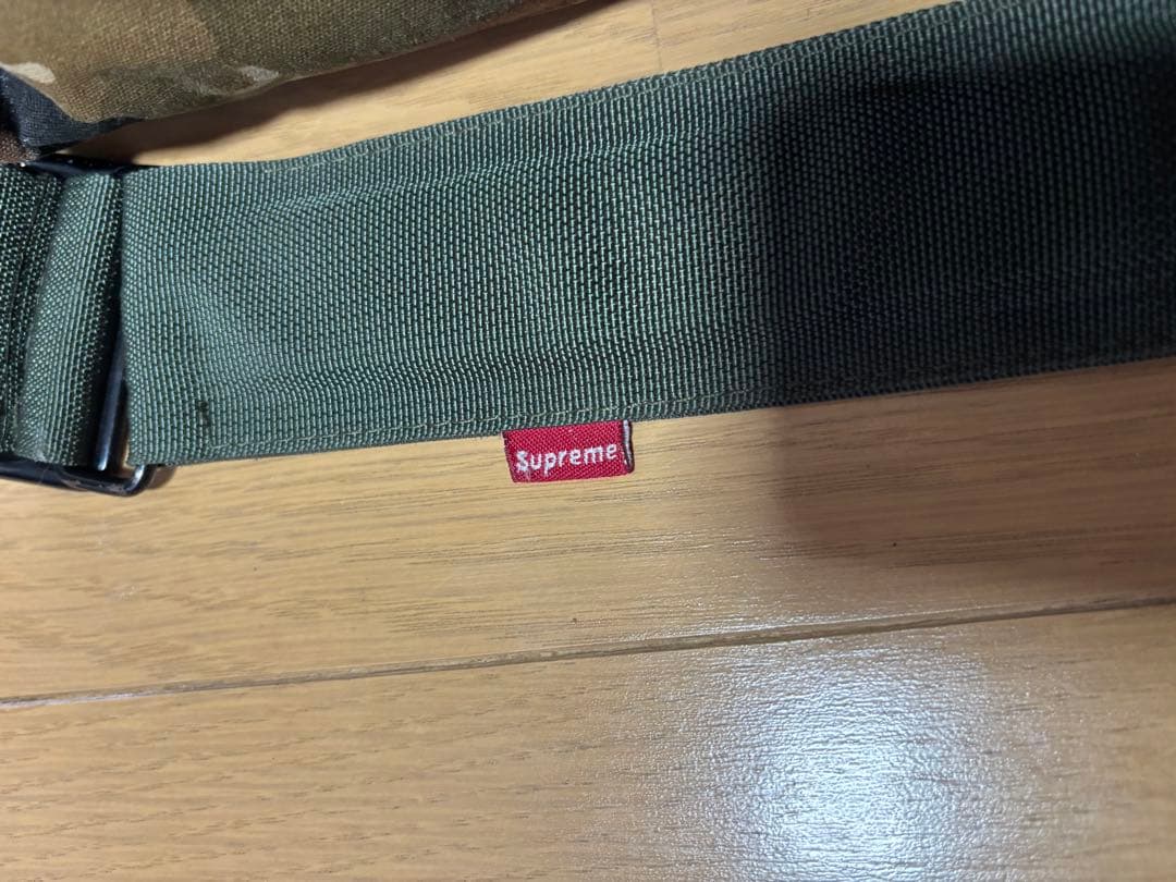 希少 Supreme 迷彩 大型バッグ オールド ※難あり