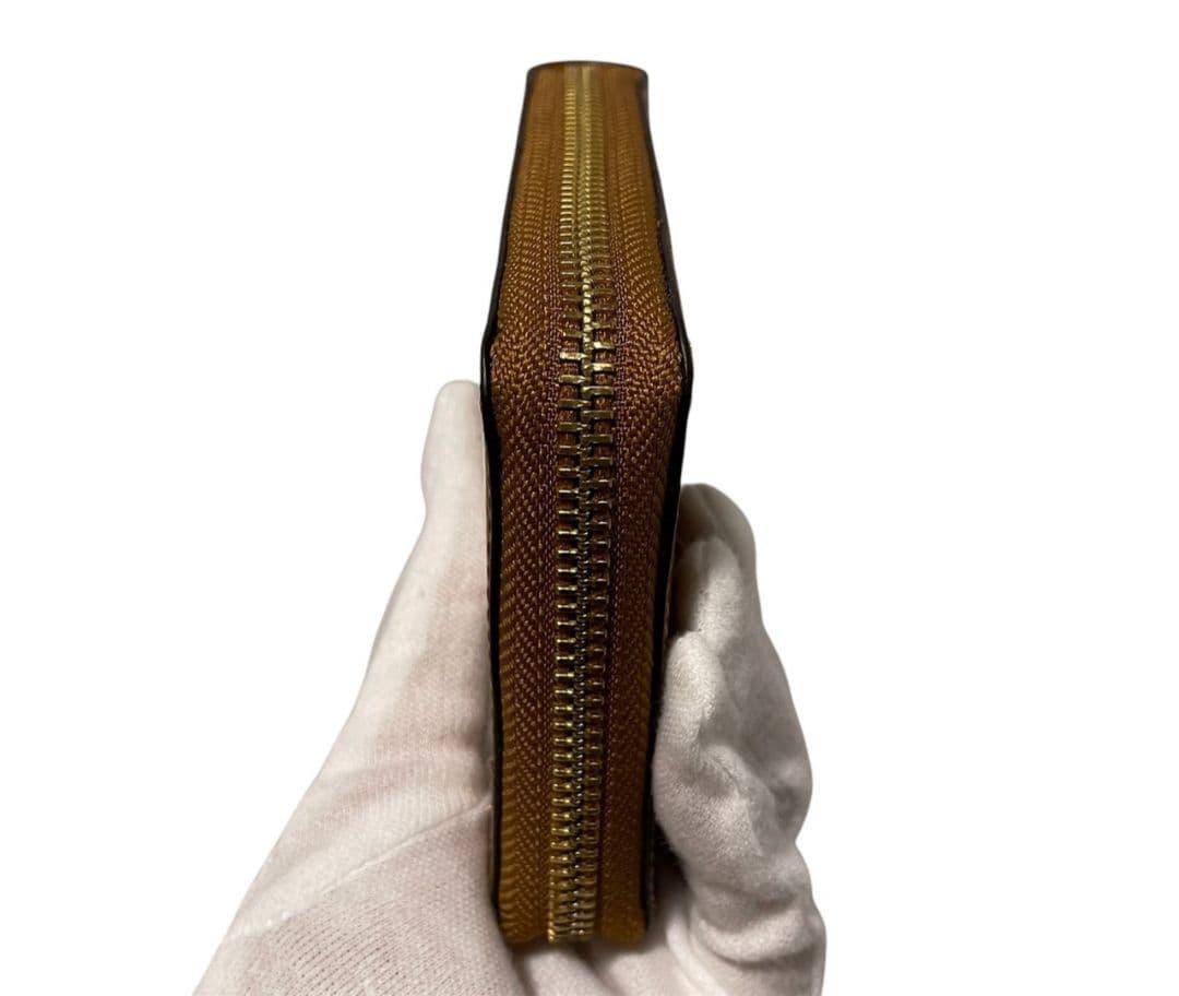 【新品】ROCADO ロカド シェルコードバン 二つ折り財布 馬革 ブラウン