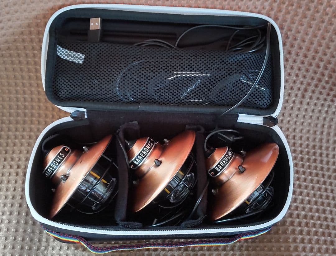 ベアボーンズ3連ライト(カッパー) BAREBONES +CHUMSマルチケース