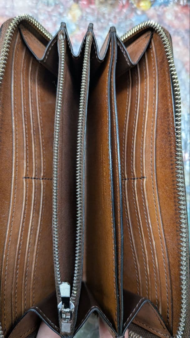 ワイルドスワンズ ラウンドファスナー長財布・フルグレインブライドルkf-001