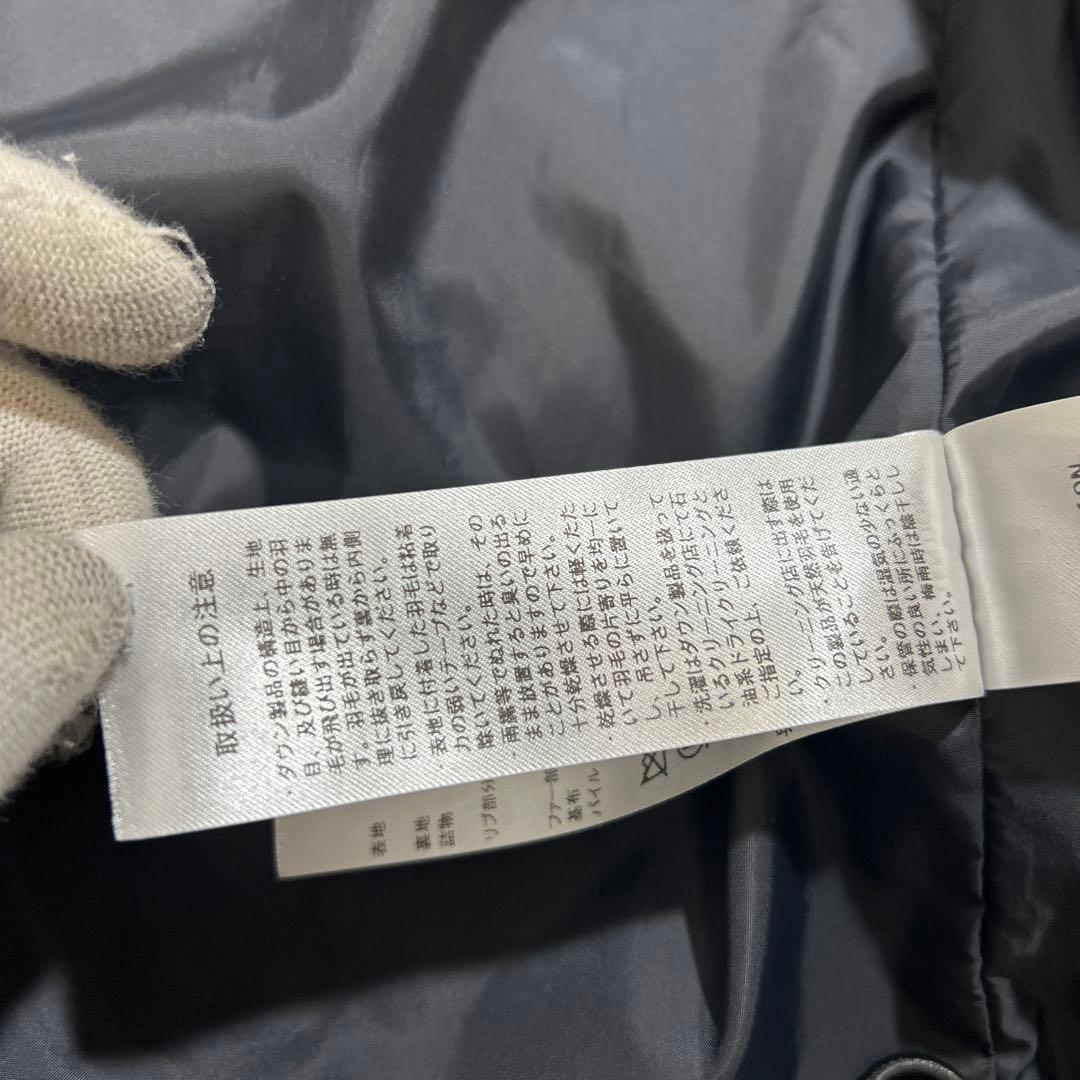 【美品】danton ダントン ダウンジャケット ファー付 サイズM