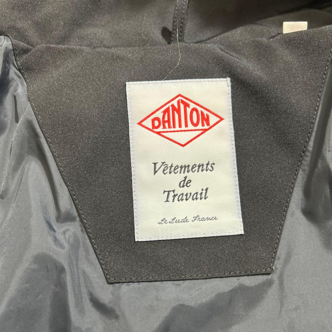 【美品】danton ダントン ダウンジャケット ファー付 サイズM
