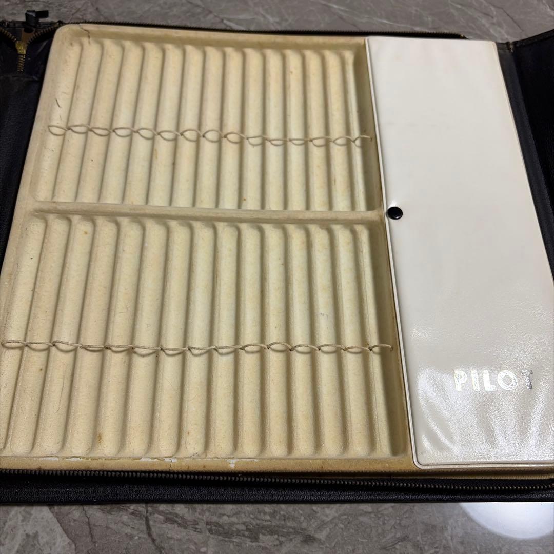 湯*β様 <希少> PILOT 非売品1960's 万年筆営業バックヴィンテージ