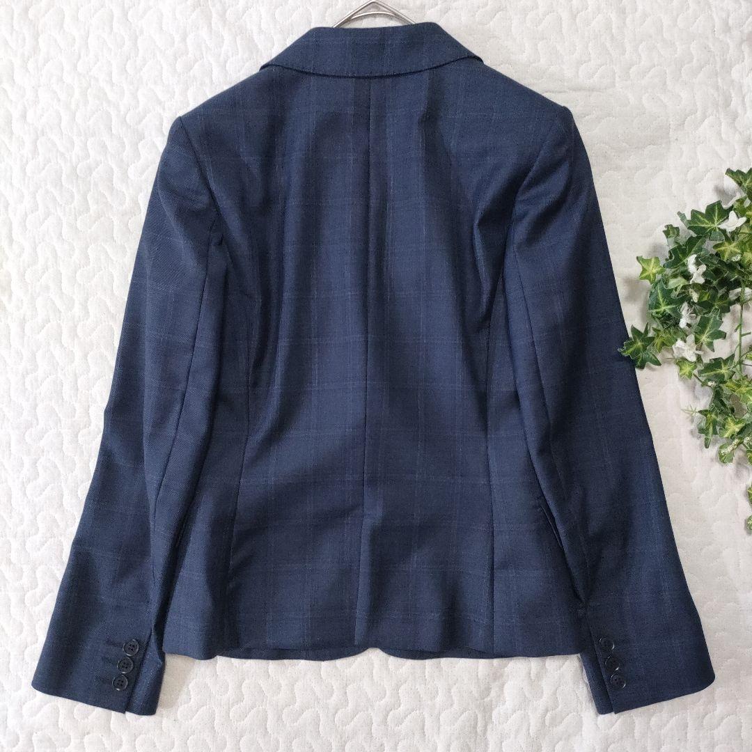 ザ・スーツカンパニー×REDA　セットアップ　チェック　ネイビー　36/34