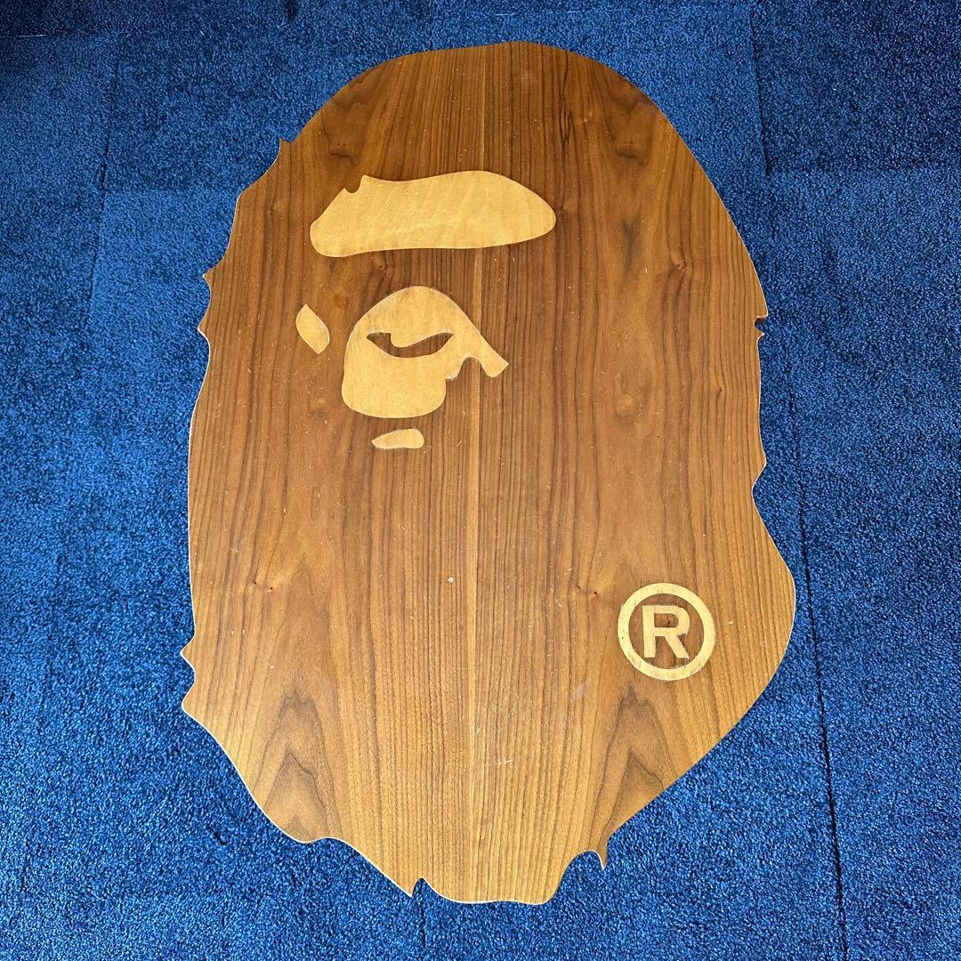 BAPE エイプ ロゴ 木製 センターテーブル モダニカ 机