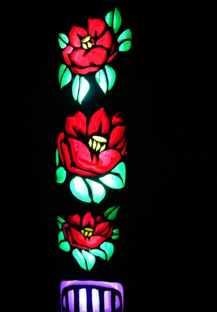 竹灯籠　〜椿〜