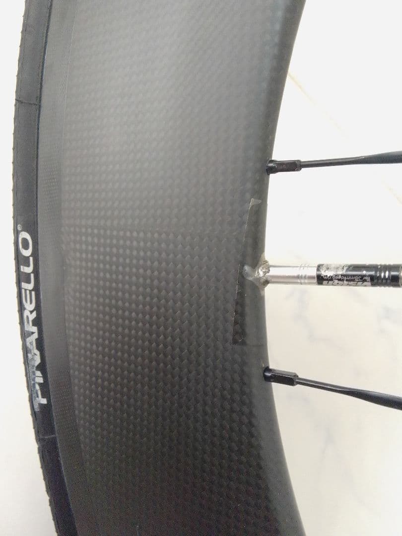 カーボンホイール リア ピスト ディープリム 88mm ノーブランド 700c