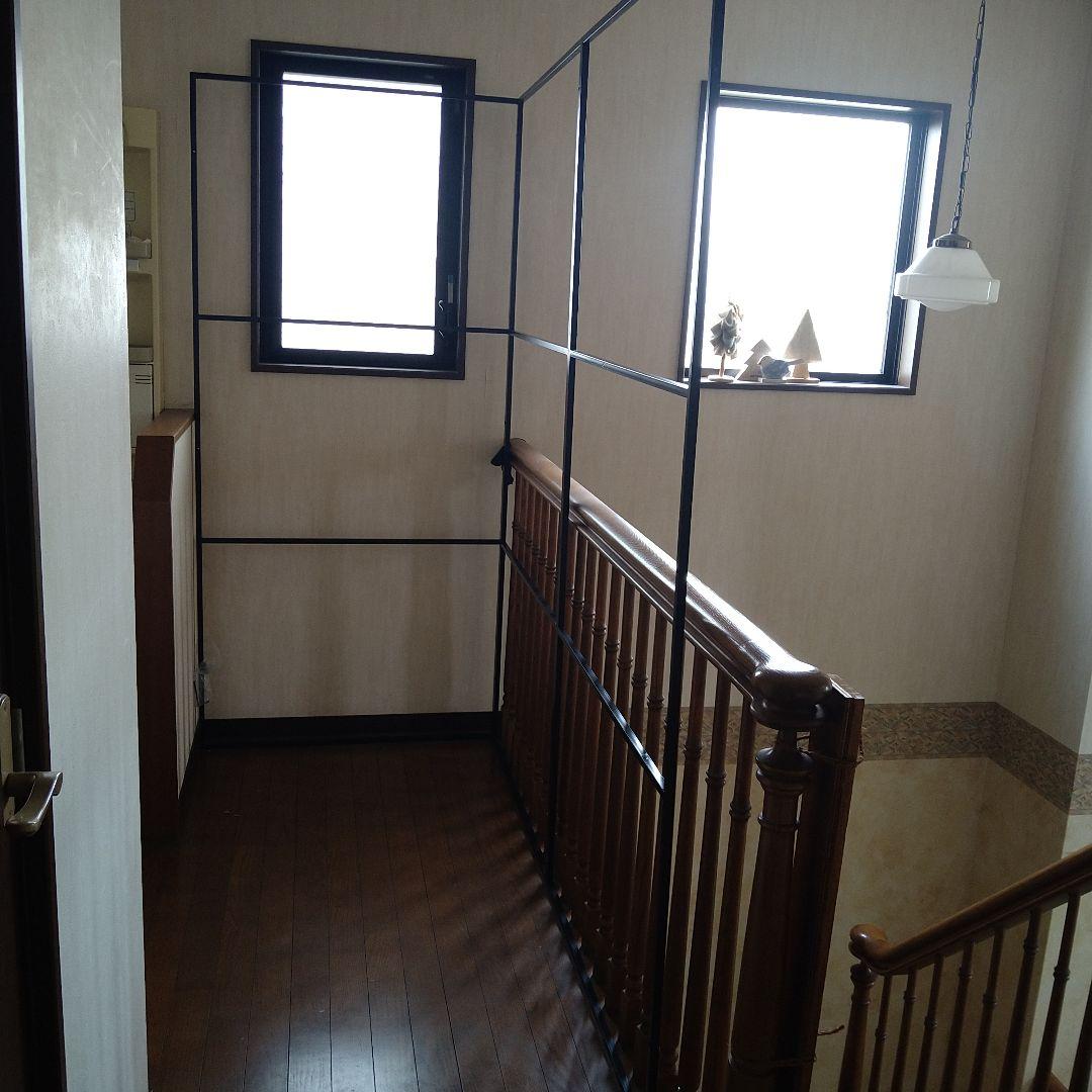 アイアンフレーム　パーテーション　Ｌ字　部屋　間仕切り　部屋干しにも