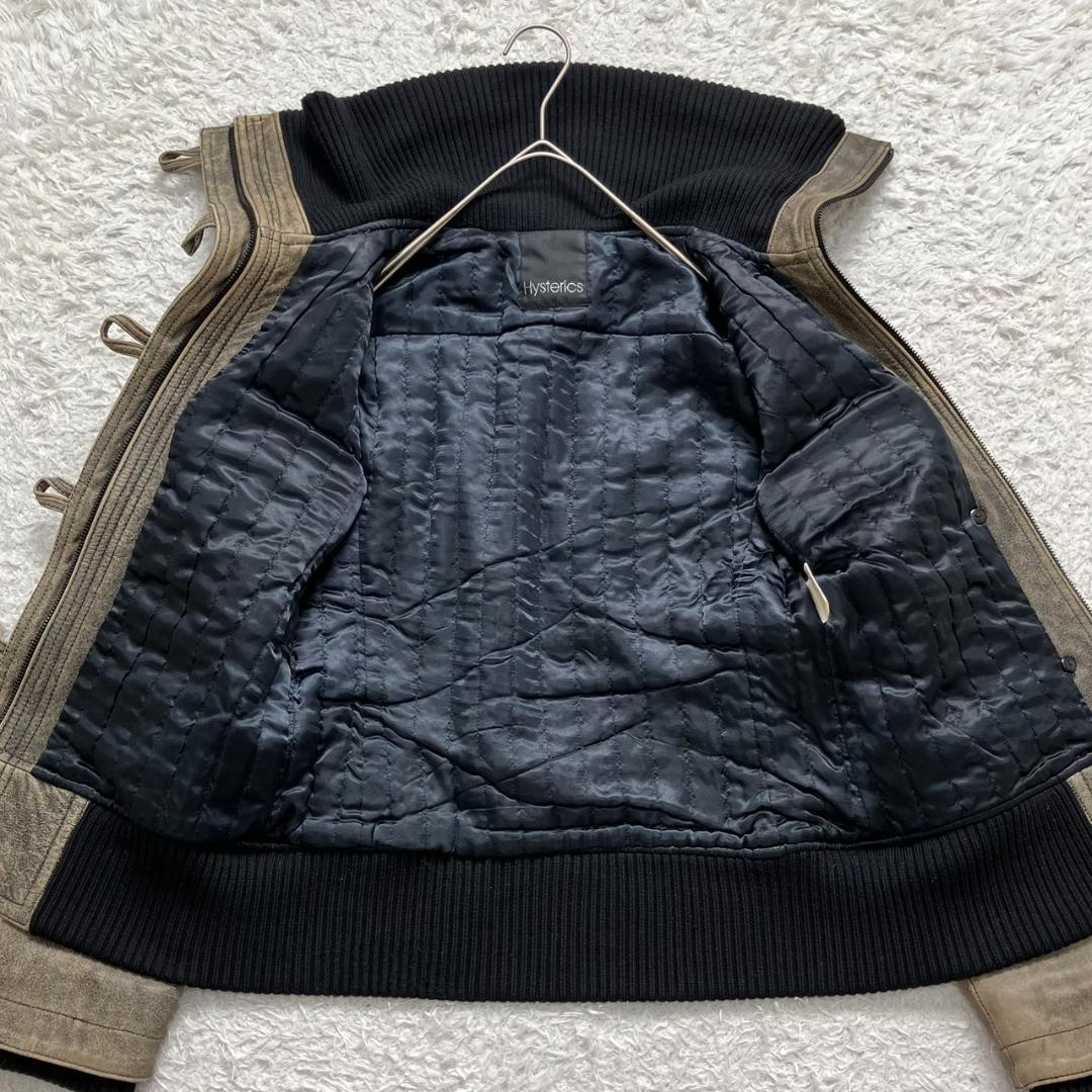 美品✨ヒステリックス レザージャケット ブルゾン 短丈 Y2K 裏地キルティング