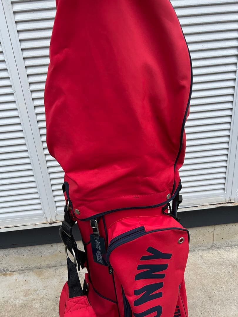 JACK BUNNY レッドキャディバッグ
