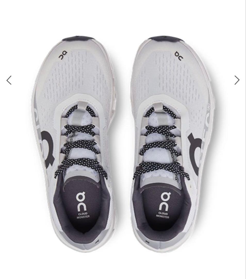 新品 On クラウドモンスター ホワイト 24cm