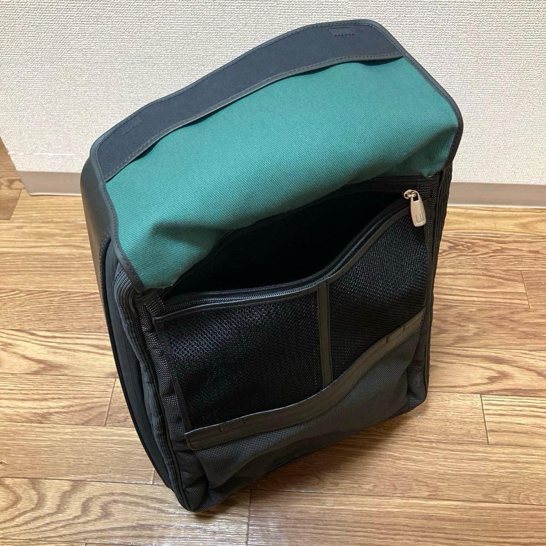 【未使用品】ダンヒル dunhill キャリーバッグ ブラック　マチ付き