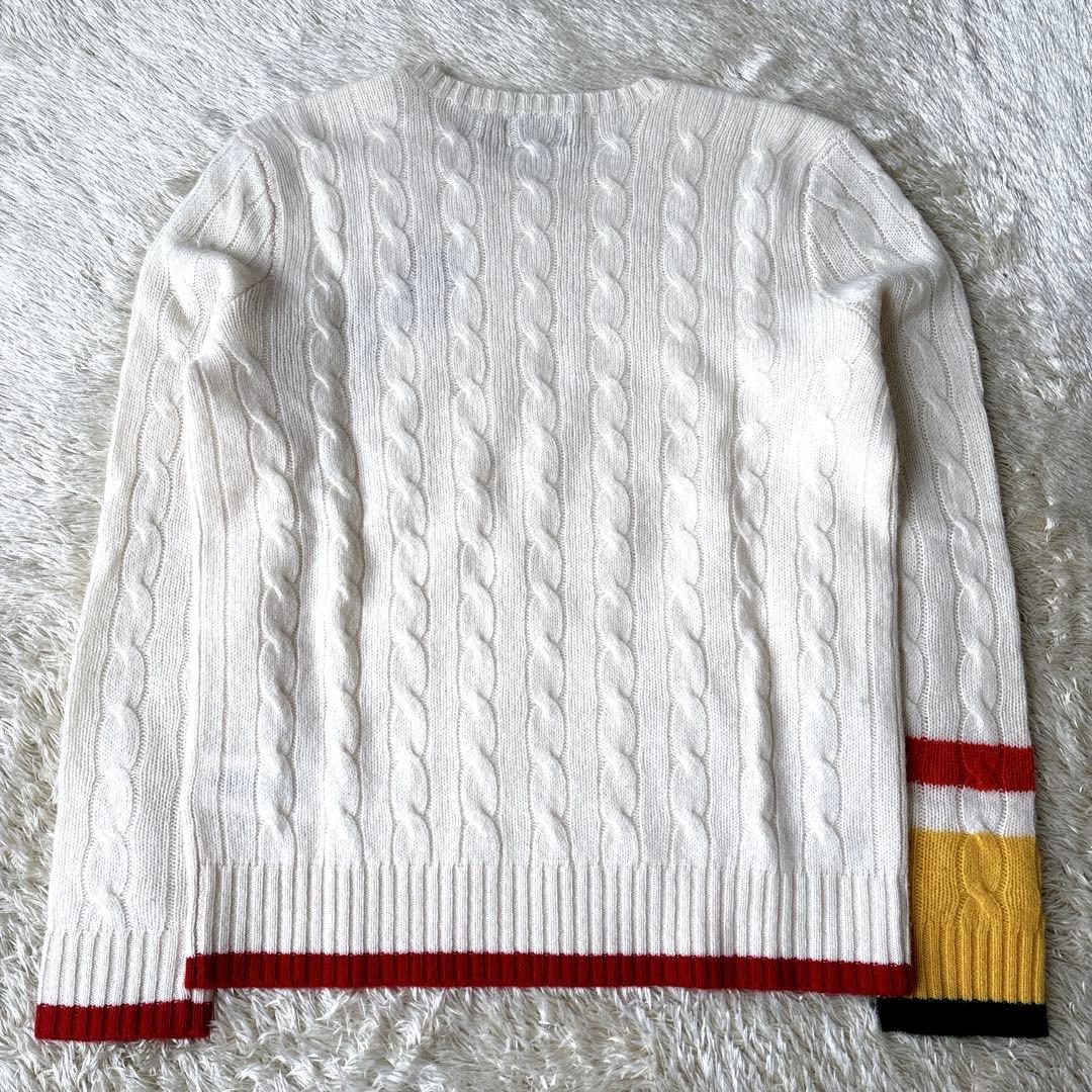 karieポロラルフローレン カシミヤ混 ケーブルニット ポニー刺繍