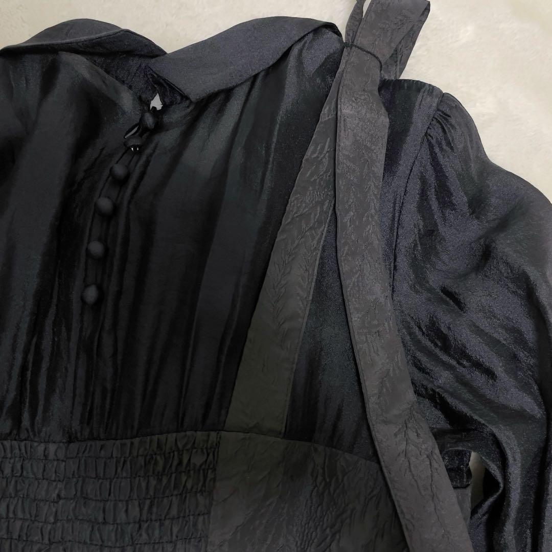 【FURFUR】シアーシャツコンビドレス