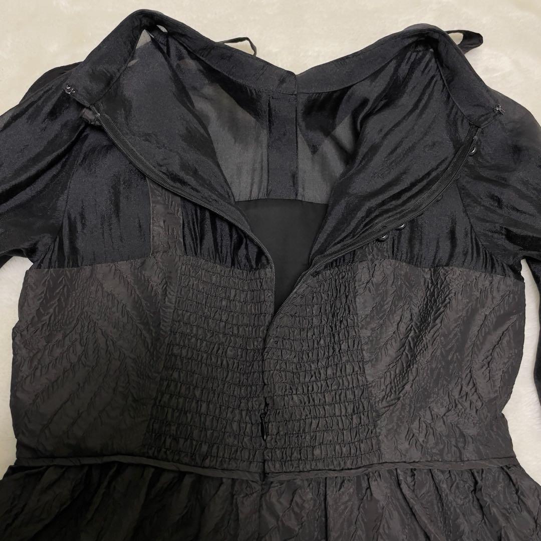 【FURFUR】シアーシャツコンビドレス