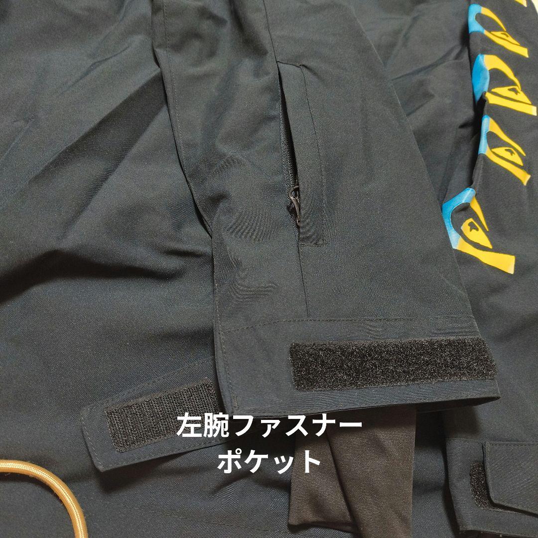 のあ。クイックシルバー スキースノーウェア メンズMサイズブラック