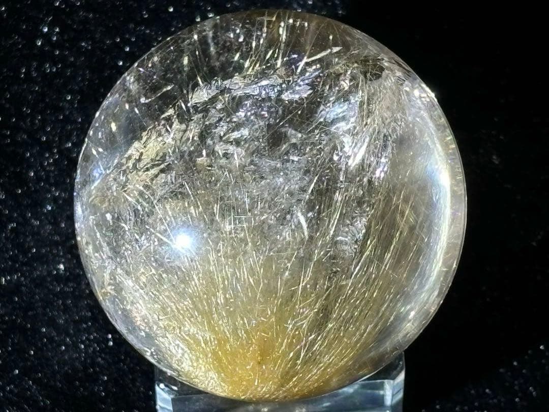 【金運、仕事運上昇】虹入り！ゴールドルチルスフィア ⭐️R 142