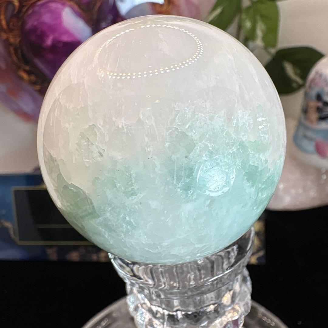 ホワイトフローライトスフィア♡♡No.2441