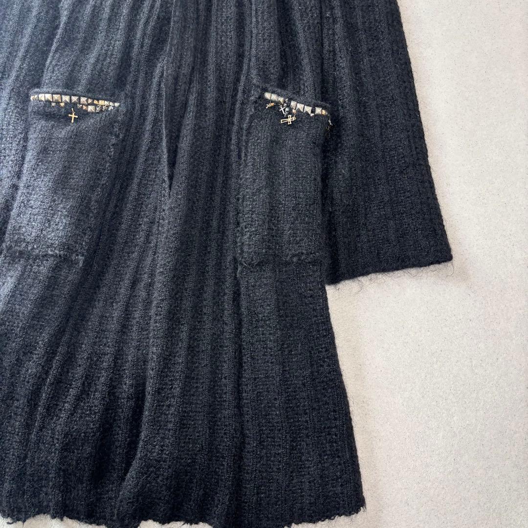 トップス if six was nine mohair cardigan skull M