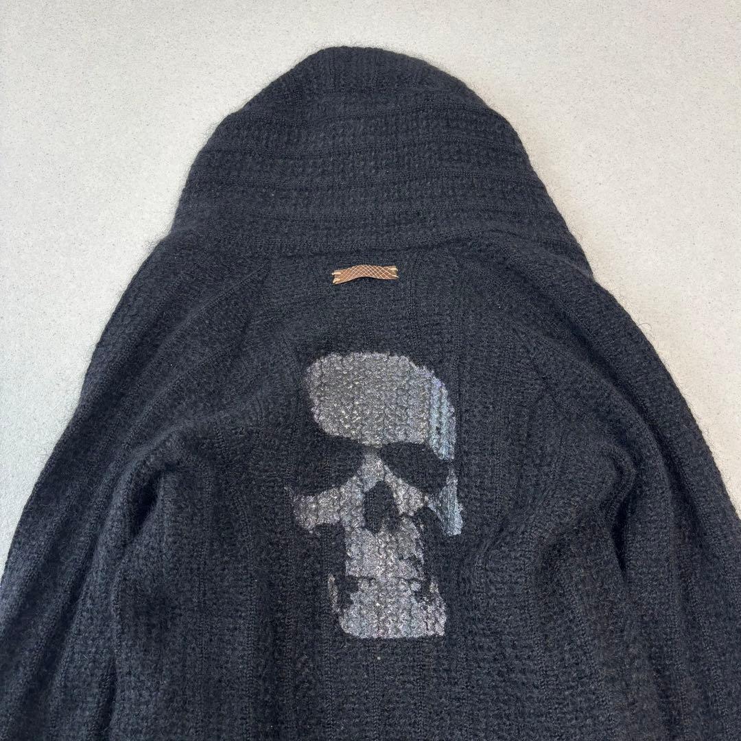 トップス if six was nine mohair cardigan skull M