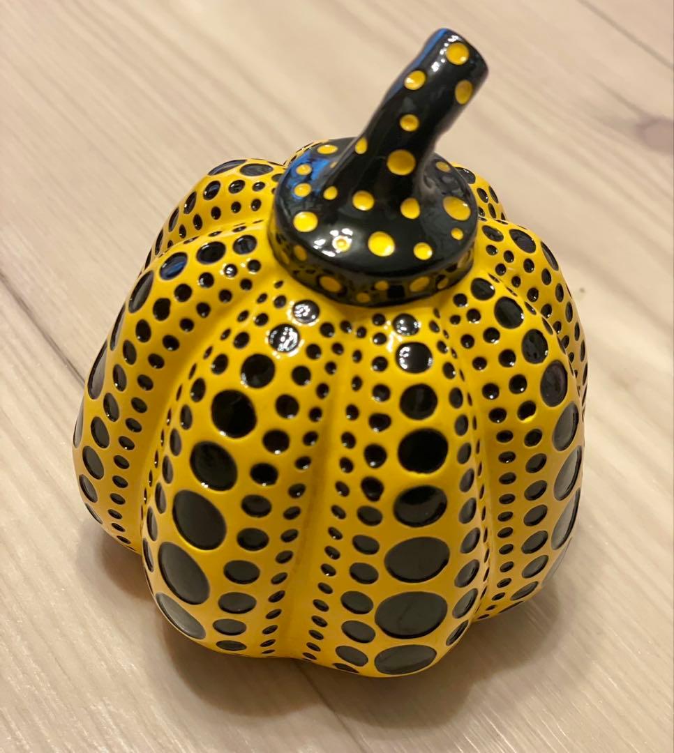 【美品】草間彌生 パンプキン オブジェ（黄色）