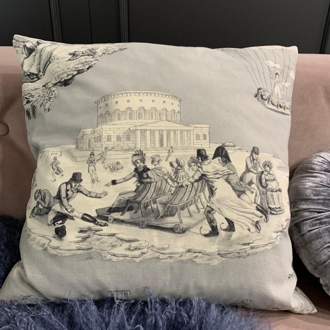 トワルドジュイ クッションカバー　45cm ブランドジュリエ