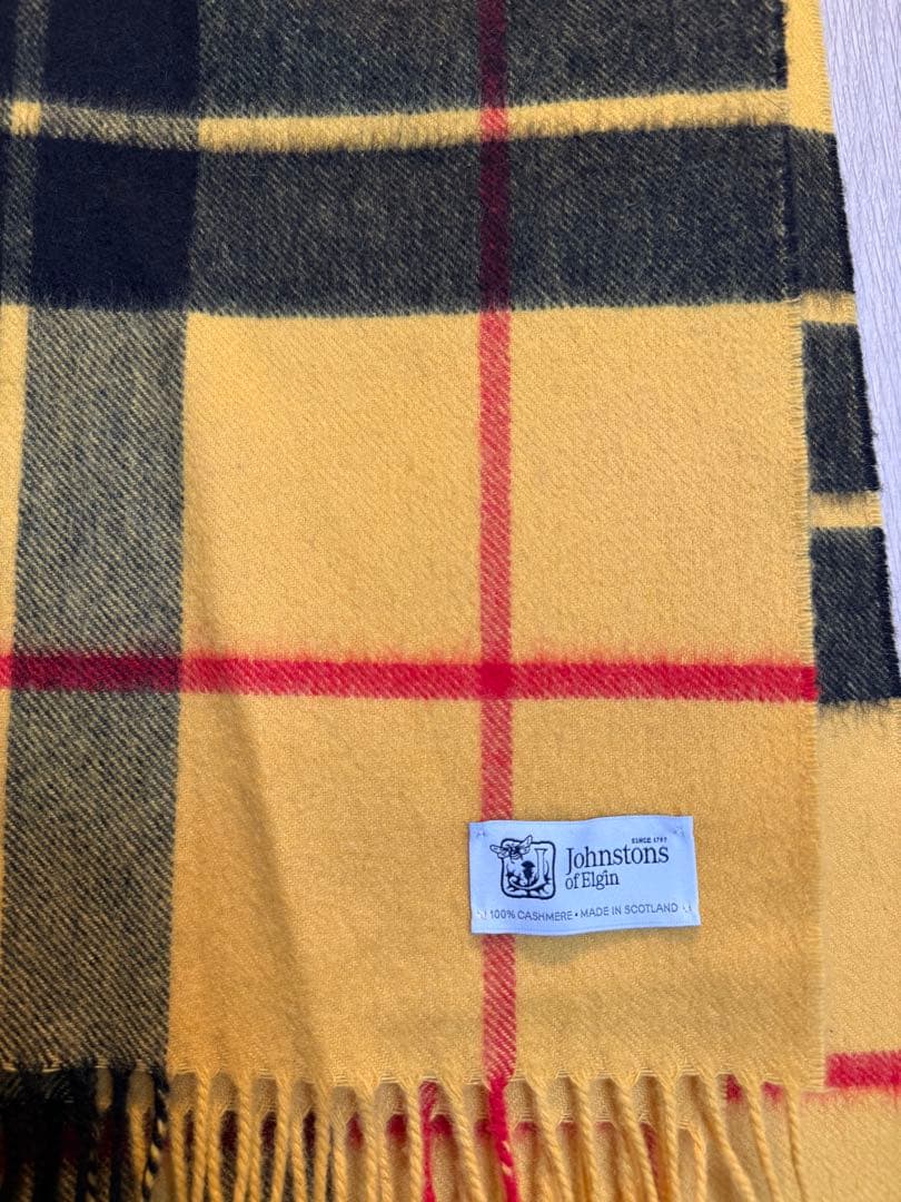 ジョンストンズ カシミヤ100％ 大判ストール