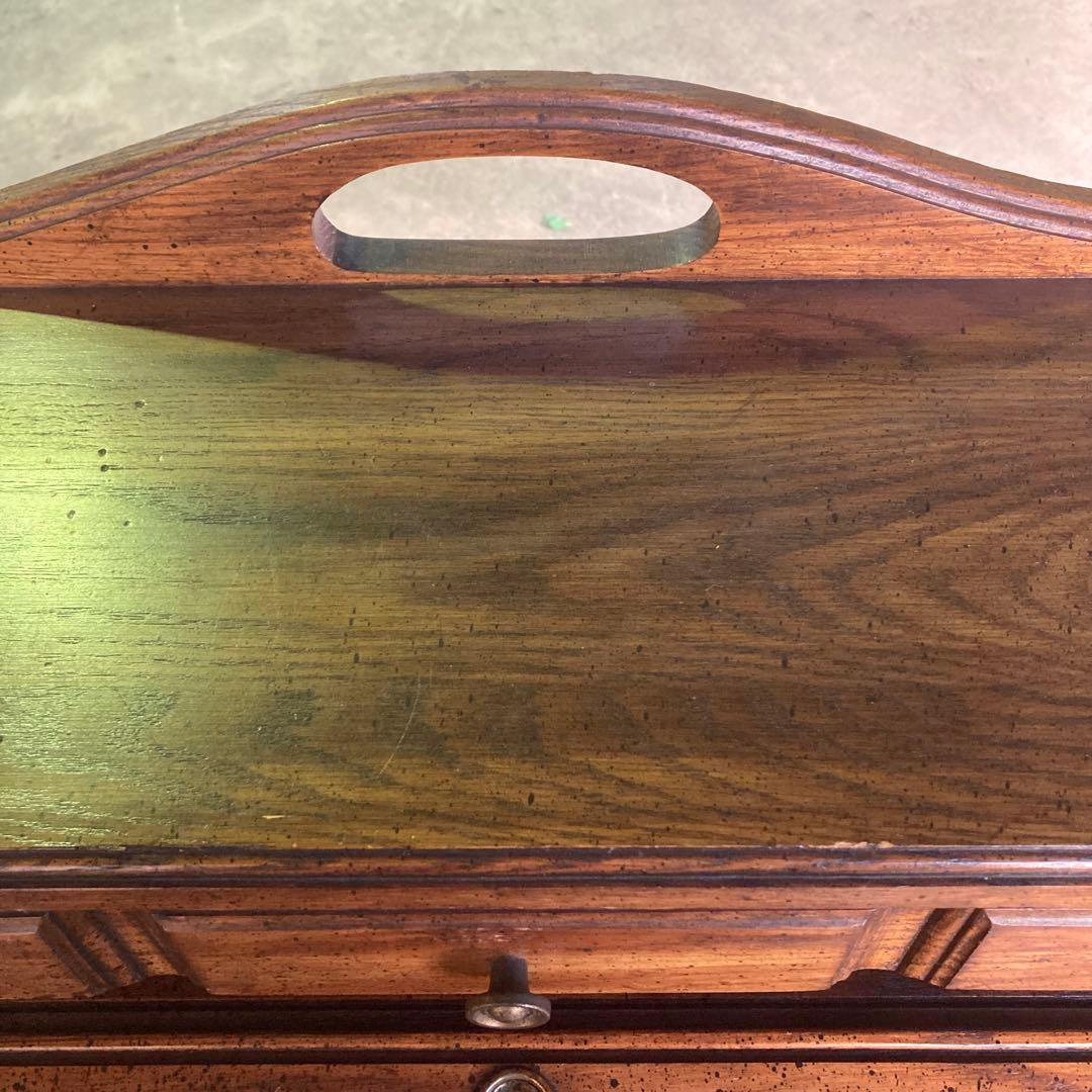 アンティーク　ヴィンテージ　蛇腹　ライティングビューロー　デスク　机　ドレッサー