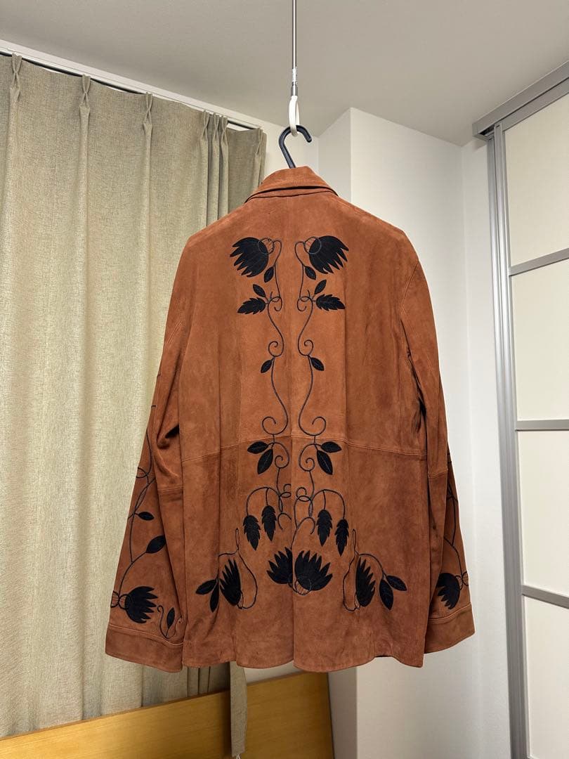 baziszt レザー　刺繍　ジャケット