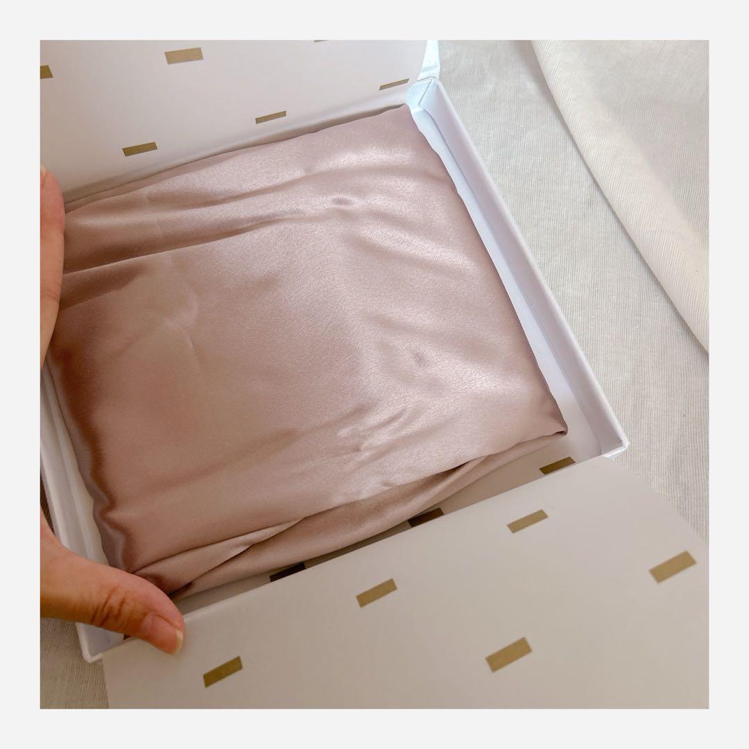 シルク製ピンク枕カバー ピュアシルク枕カバー1枚 髪と肌の健康に