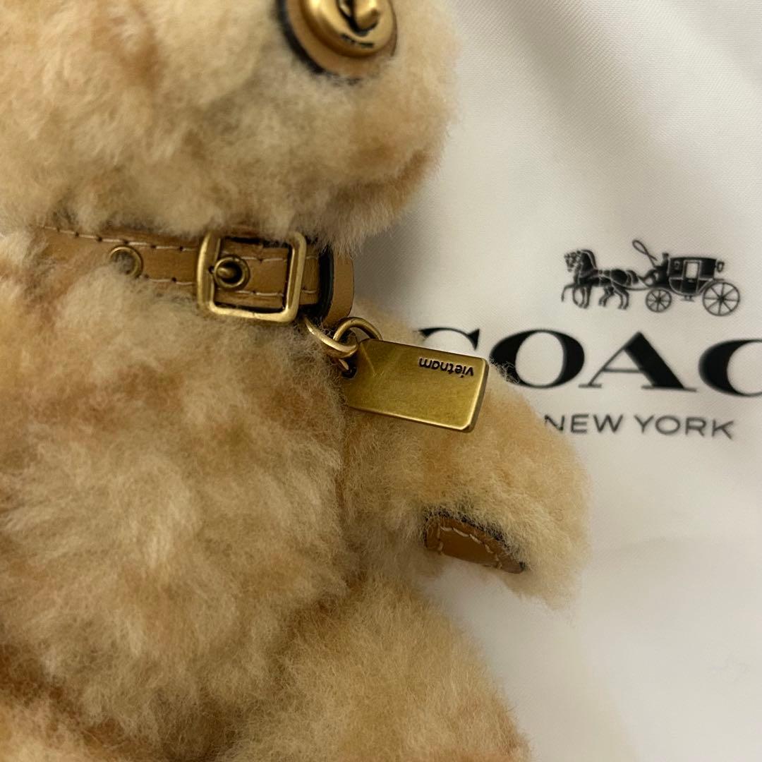 COACH ベア チャーム くま キーホルダー CH112 保存袋付き