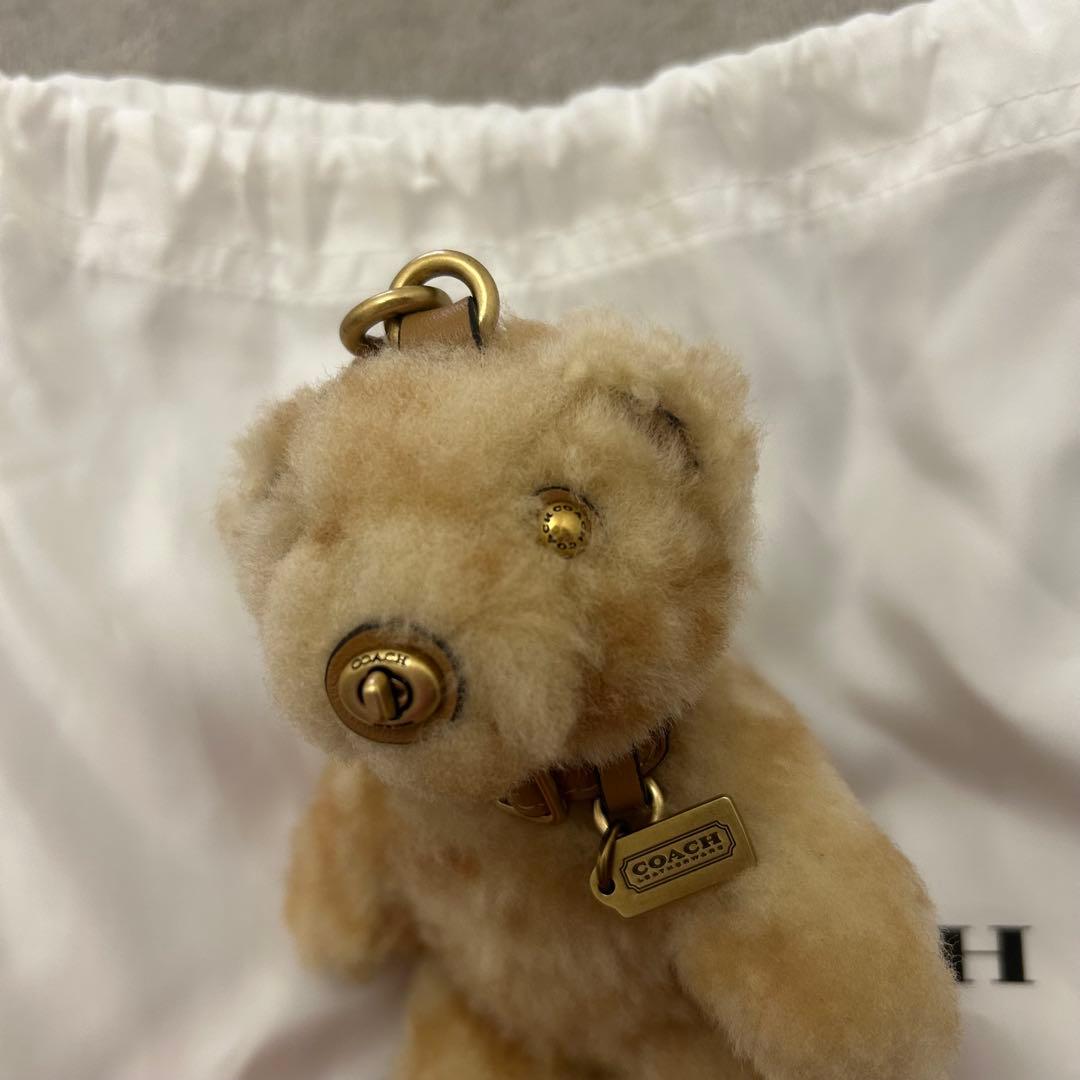 COACH ベア チャーム くま キーホルダー CH112 保存袋付き