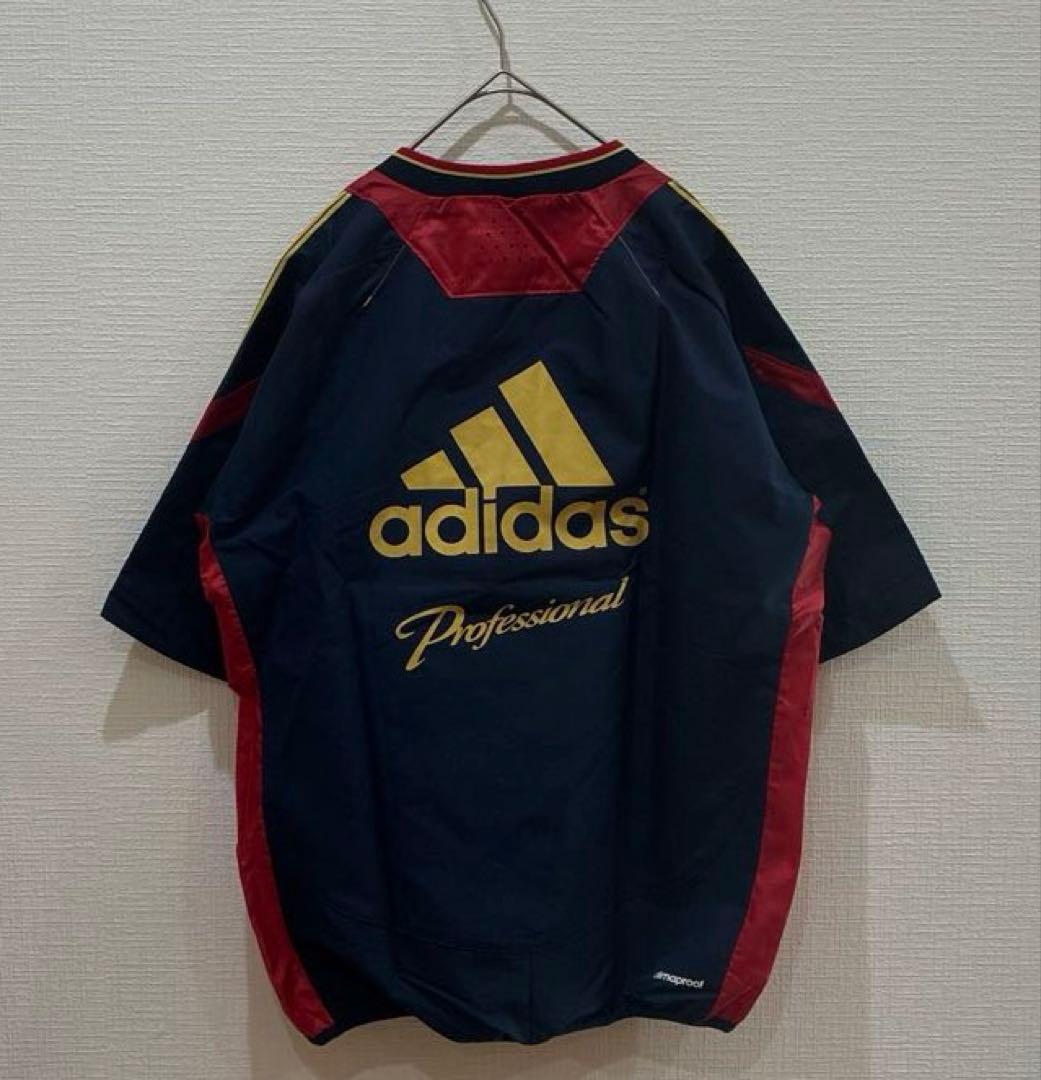 美品 adidas professional 野球 セットアップ／ナイロン 刺繍