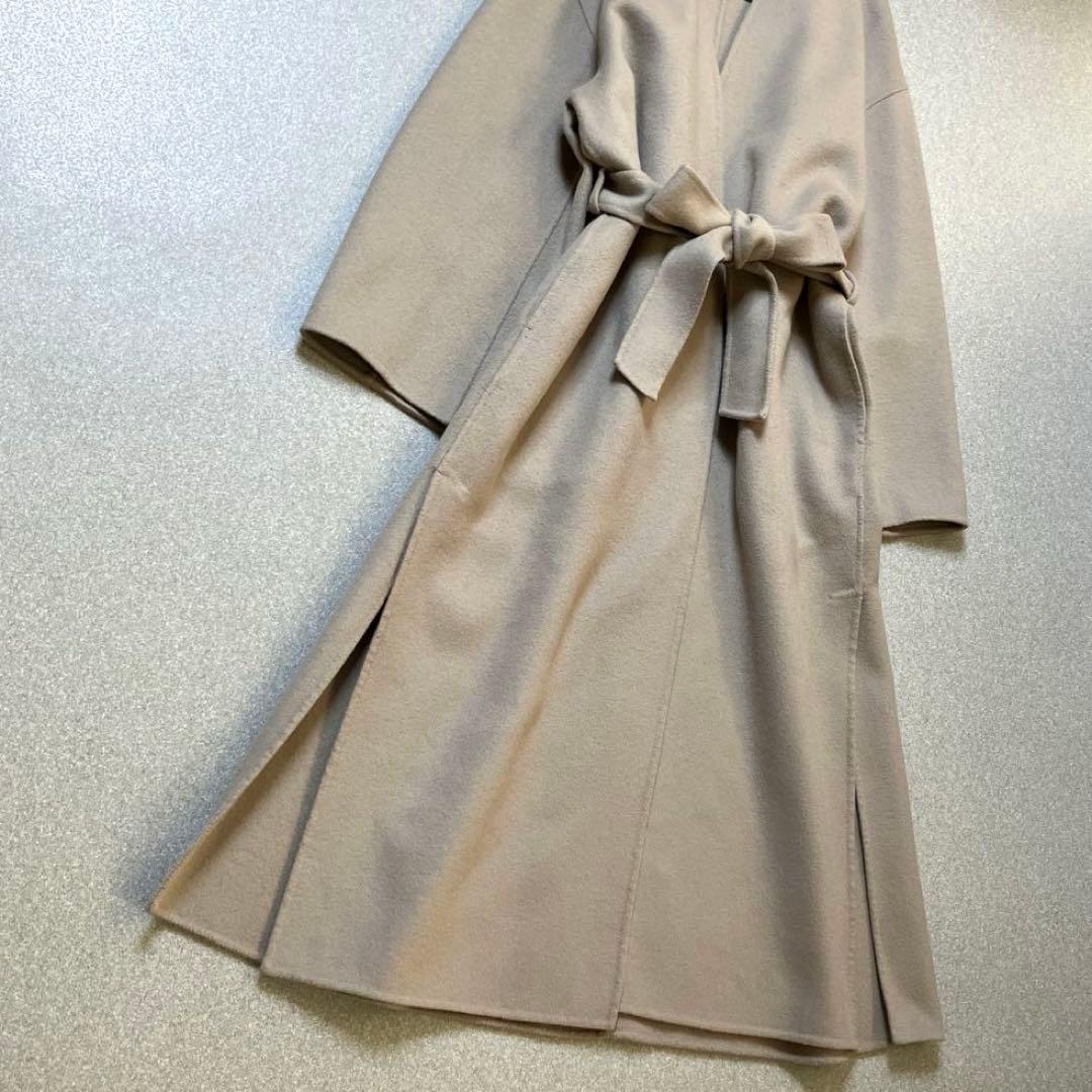 【美品✨イエナ×マンテコ 近年モデル】ダブルフェイス リバーコート 腰ベルト