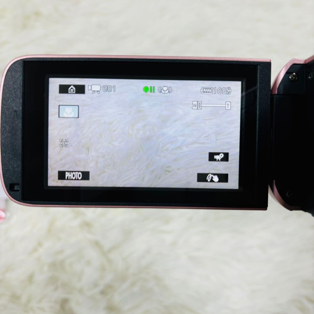 【美品】Canon iVIS HF R41 本体 ピンク　ビデオカメラ
