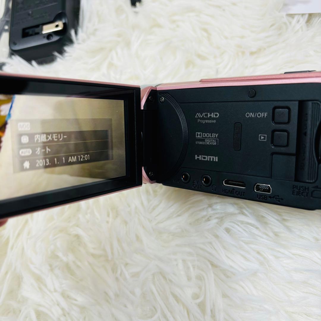 【美品】Canon iVIS HF R41 本体 ピンク　ビデオカメラ