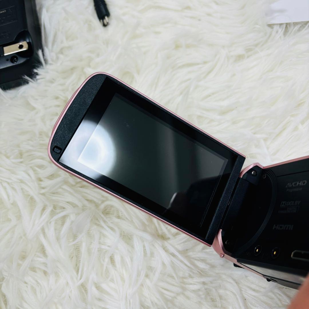 【美品】Canon iVIS HF R41 本体 ピンク　ビデオカメラ