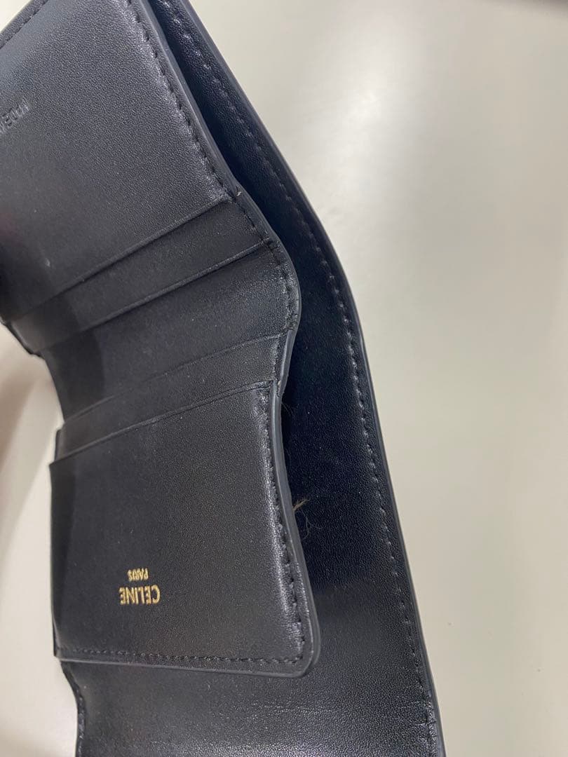 ★*★様 CELINE トリオンフ 三つ折り財布 ブラック