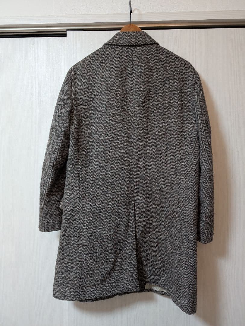 Harris Tweed ハリスツイード チェスターコート LL