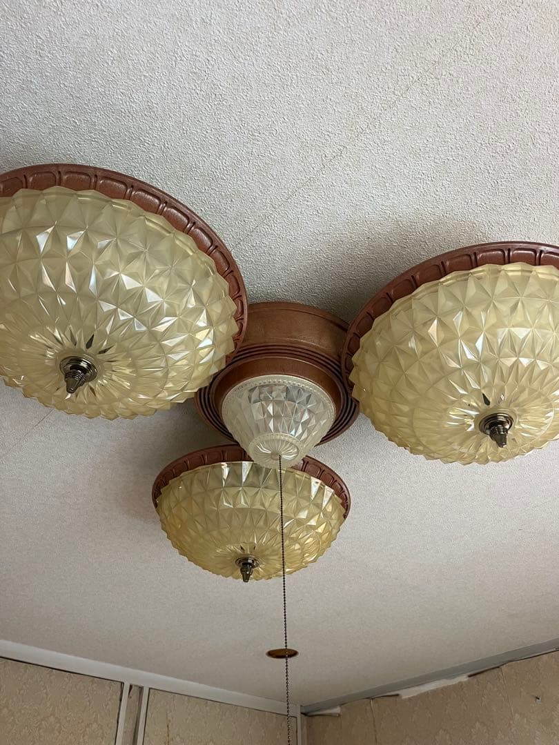 処分！早いもの勝ち！昭和レトロ　照明　シャンデリア