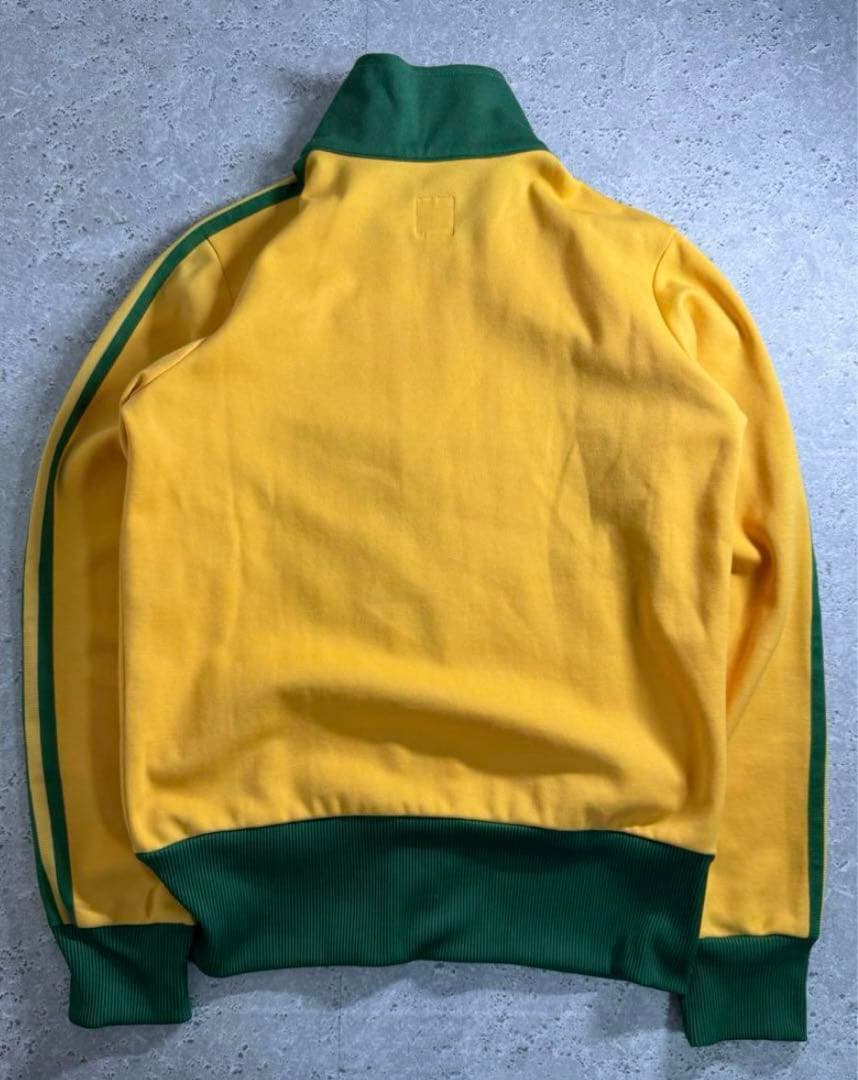 値下げ❣️adidas 00s トラックジャケット 万国旗 イエロー グリーン M