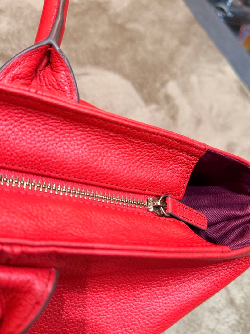 ABAHOUSE レザー 赤 トートバッグ