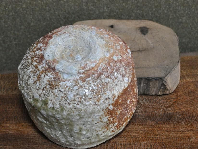 ＜obaba＞澤 清嗣　信楽焼　茶碗　共箱・共布付き