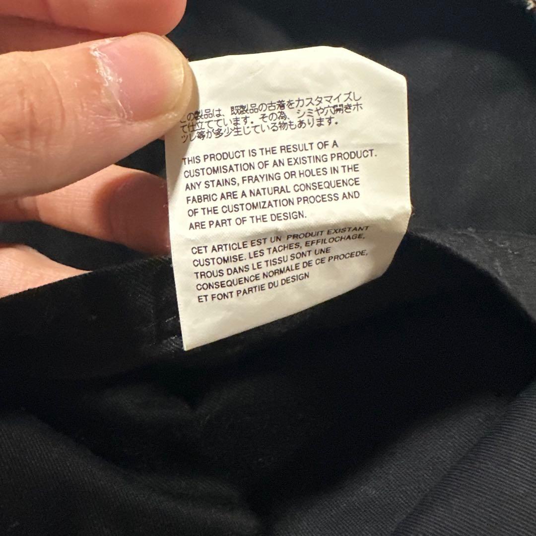 COMME des GARCONS BLACK remake bag 切り替え