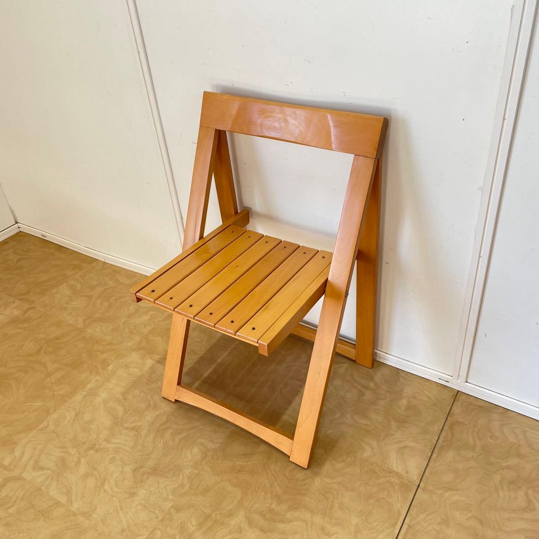 ルーマニア製 折りたたみ椅子 フォールディングチェア 折り畳み ビンテージ