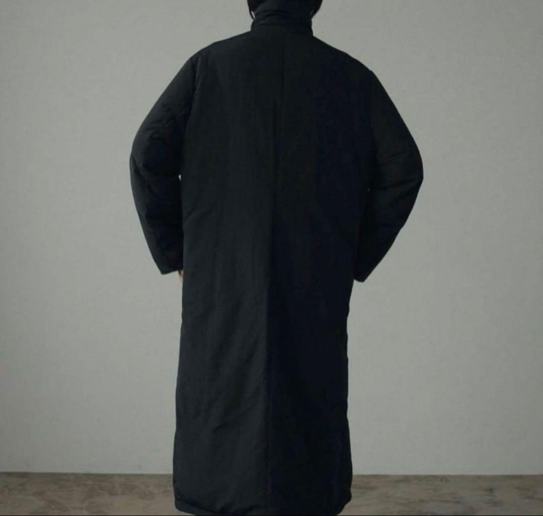 アンヌーク 黒 ダウンロングコート